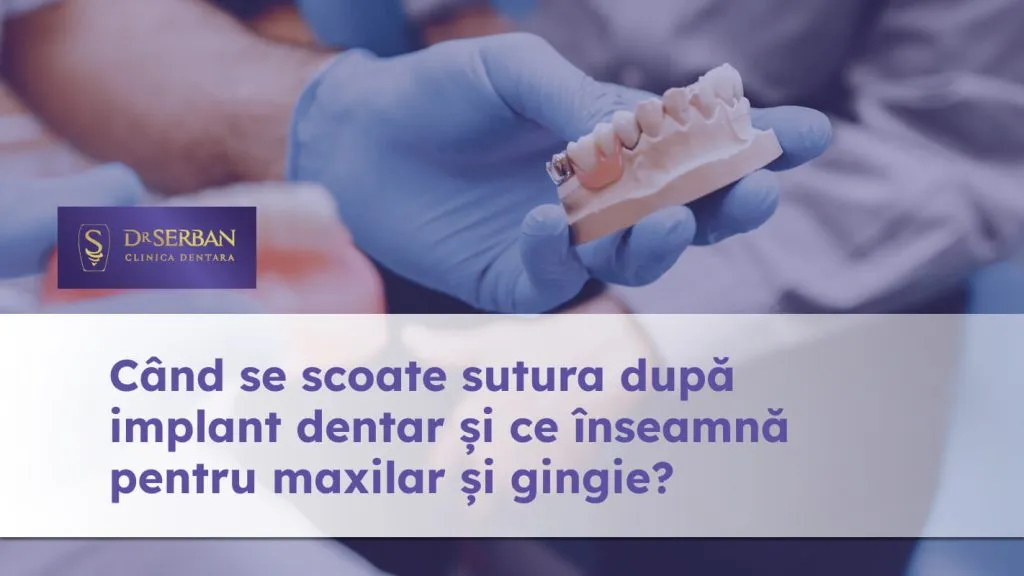 sutura implant dentar